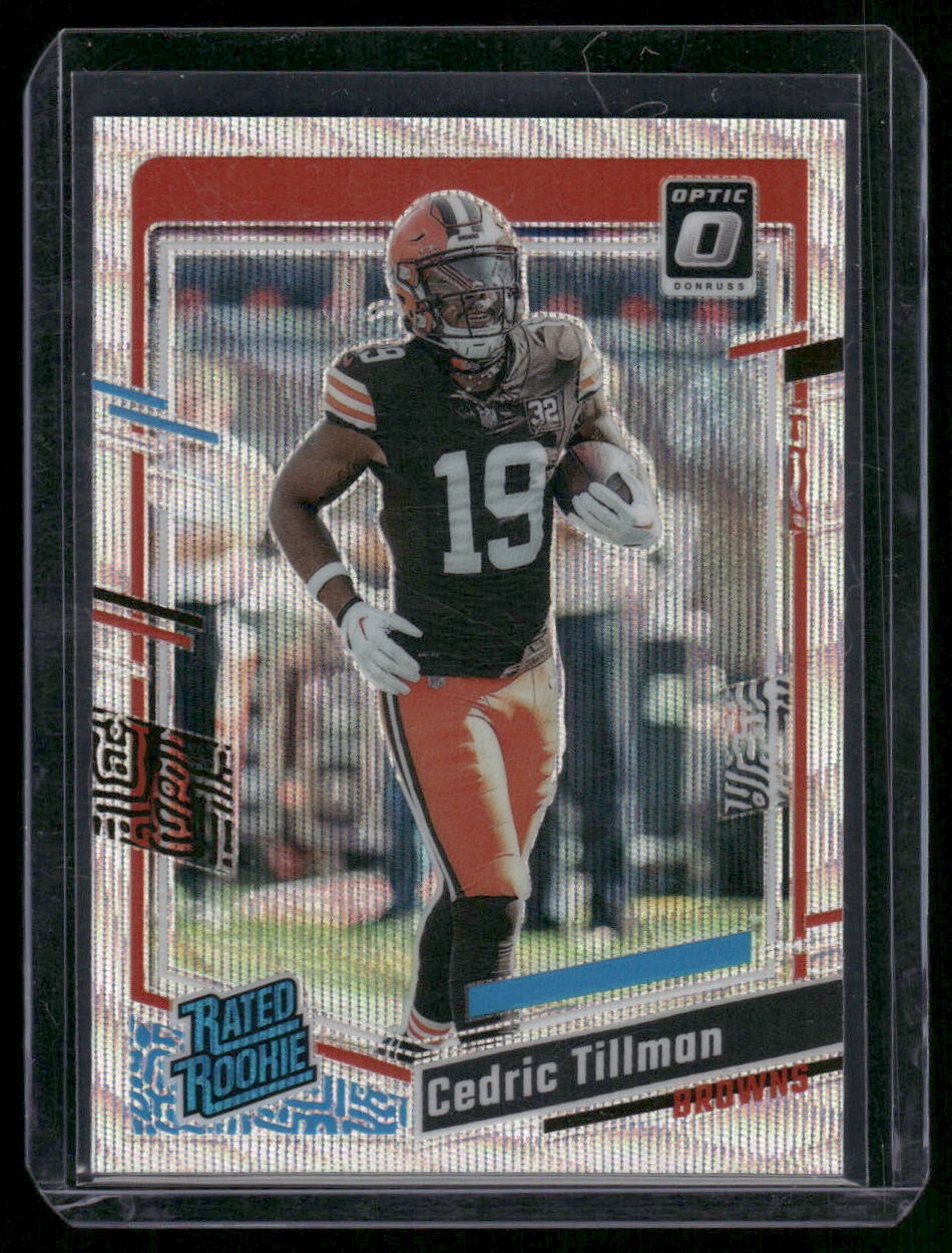 2023 Donruss Optic #224 Cedric Tillman Wave #/300