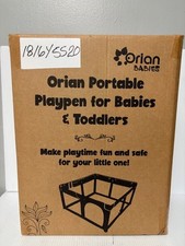 Orian Baby Playpen 50x50 Large Play Yard for Babies and Toddlers, Indoor Outdoor