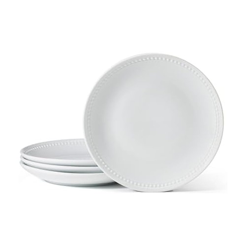 Beaded Coupe Set of 4 Dinner Plates, 10.5 inch - Picture 1 of 7