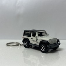 RARE KEY CHAIN WHITE JEEP WRANGLER JL CUSTOM ...