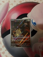 Team Rocket's Meowth 203/182 Sv10: Destined Rivals Holo on eBay