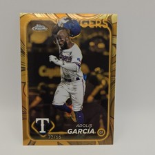 Topps Gilded Collection 2024 Adolis Garcia #141 Texas Rangers Serial /99