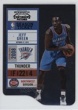 2010-11 Playoff Contenders Patches Black Die-Cut /49 Jeff Green #28 1dm4