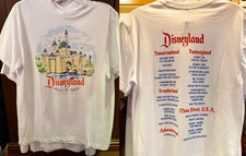 Vintage Disneyland 70th Anniversary Attractions T-shirt