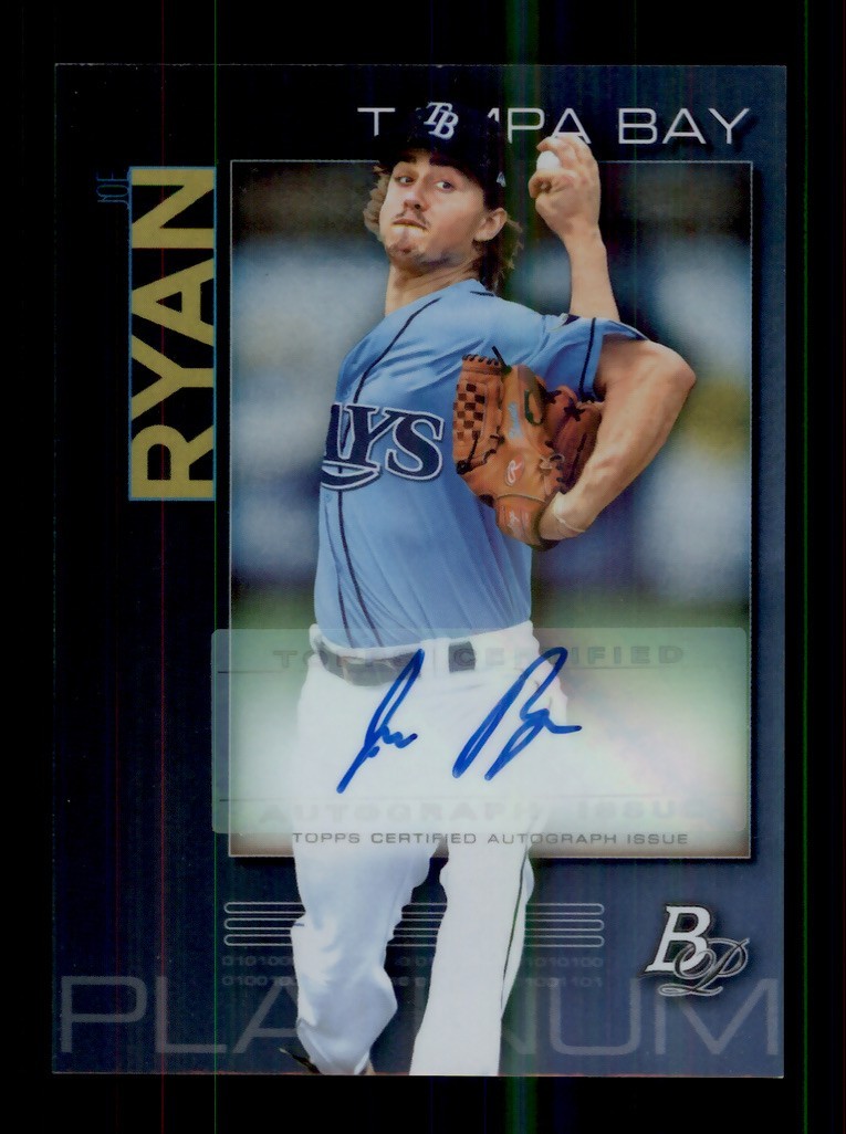 2020 Bowman Platinum - Top Prospects Joe Ryan #TOP-50 Auto
