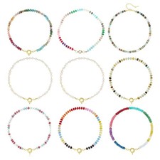 Colorful Neck Jewelry Colorful Beads Necklace for Parties and Casual Wear