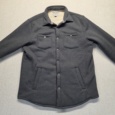 Flag & Anthem - Boonton Sherpa Lined Thermal Shirt Jacket - Men's L - Charcoal