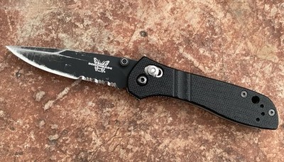 Benchmade 705 McHenry & Williams Combo Edge ATS34 Rare Discontinued Knife 1990 s