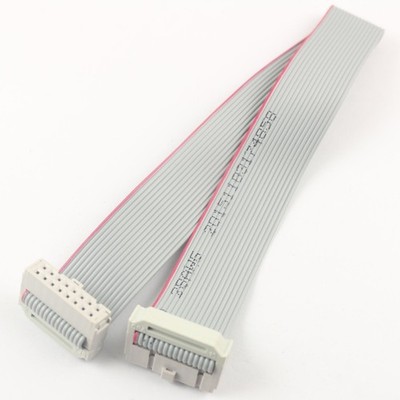 1Pcs 2.54mm Pitch 2x8 Pin 16 Pin 16 Wire Extension IDC   Ribbon Cable L= 30CM *v