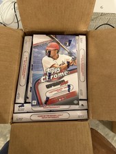 1 2025 Topps Chrome Update Series Baseball MLB Factory Sealed Hobby Box