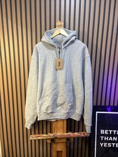 Stussy Grey hoodie contrast Stitch Label Large NEW