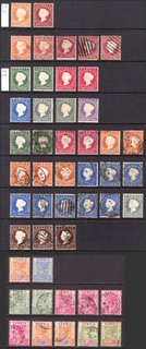 GAMBIA 1880 1902 QV collection M un. U faults SG 10B/43 cat £445