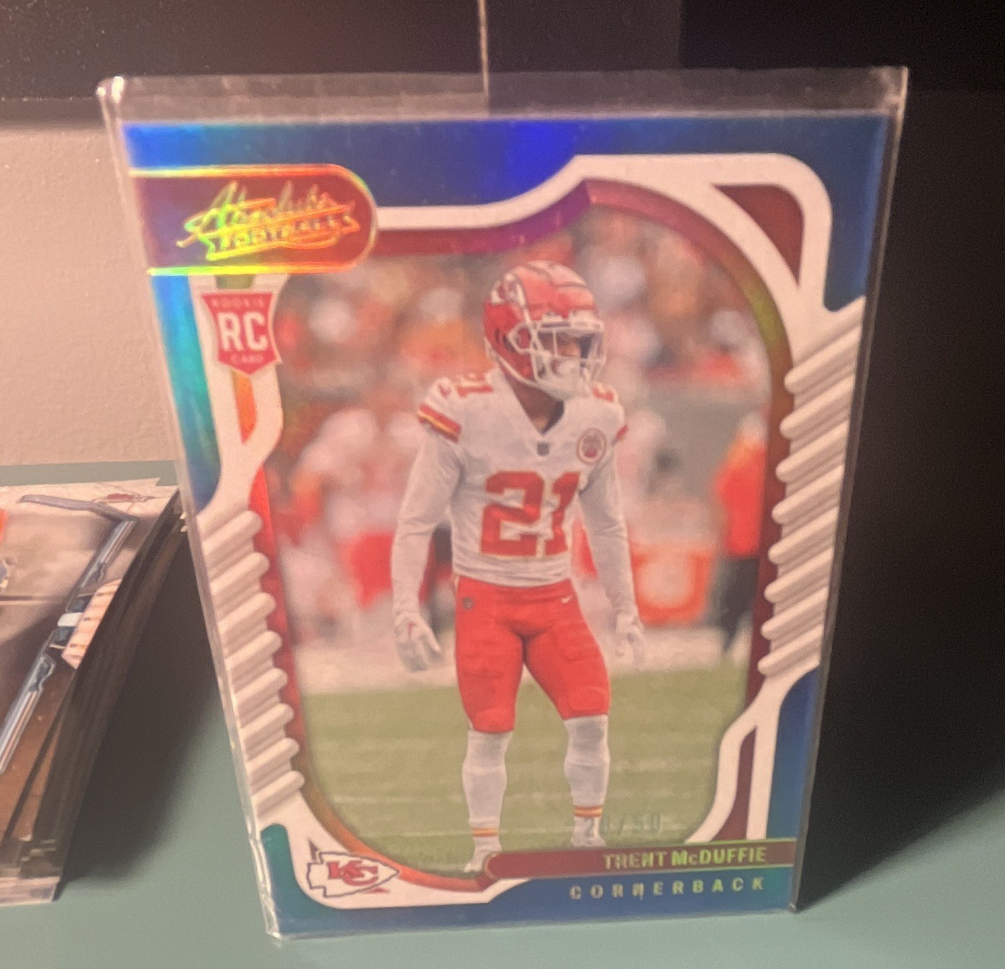 Trent McDuffie Panini Absolute #195 Base