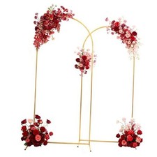 Arch Backdrop Stand - 2PCS 7.2ft, 6.6ft Upgraded Metal Arch Backdrop Stand -