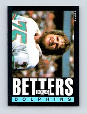 1985 Topps #302 Doug Betters Miami Dolphins
