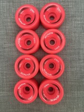 Set of 8 Zen Sonar Outdoor Quad Skate Rollerskate Wheels 85a 62x32mm