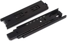 6-Inch Full Extension Drawer Slides, Telescopic Ball Bearing, 2Pcs