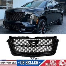 For 2025 2026 Cadillac Escalade Sport Platinum Front Grille Assembly Gloss Black