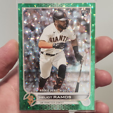 2022 Topps Update Green Foil Rookie Debut Heliot Ramos #US17 /499 Giants