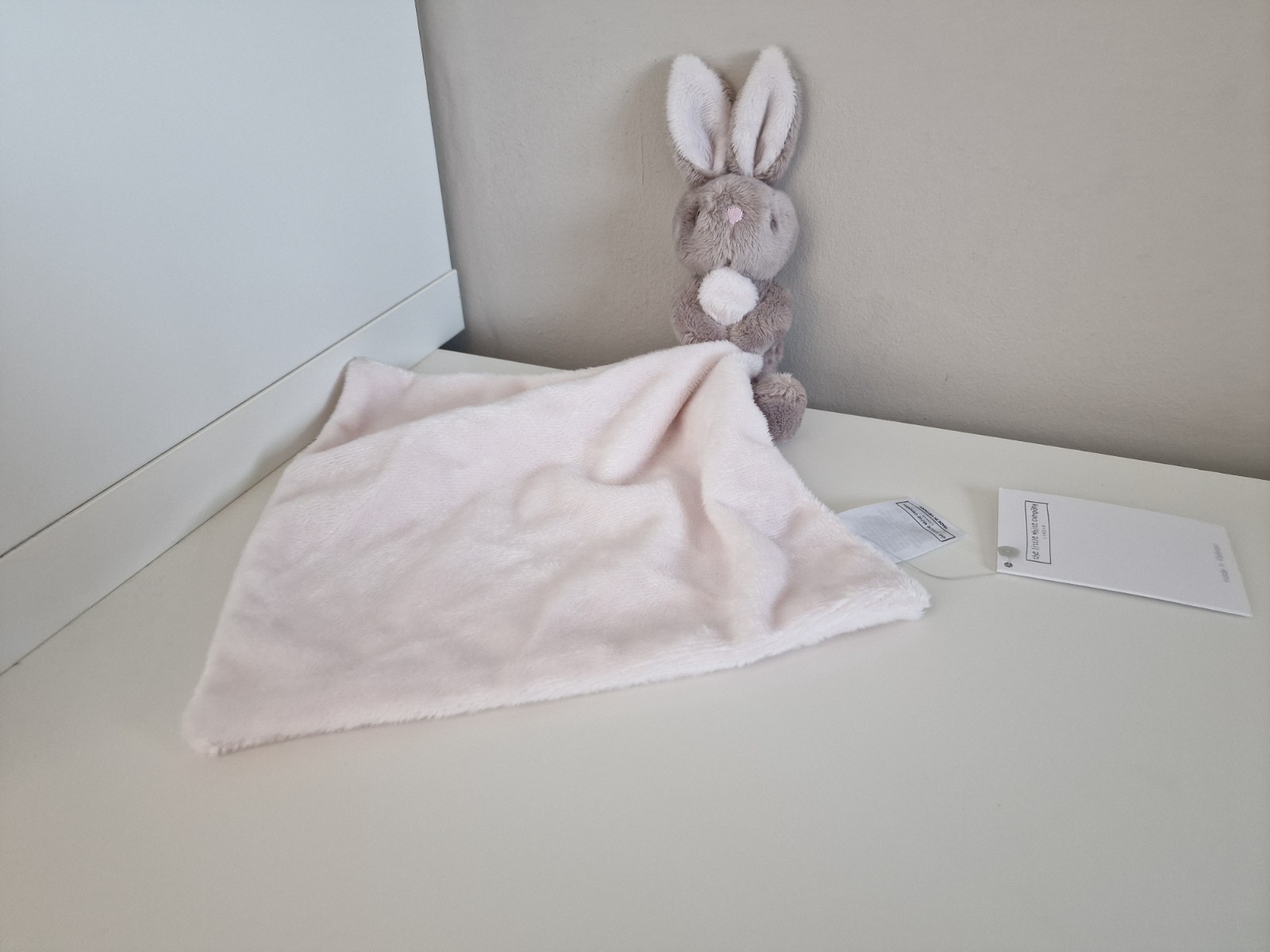 The Little White Company Bonnie Bunny Rabbit Comforter Pink Soother