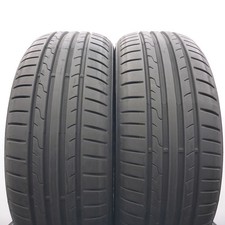 215 60 16 2x DUNLOP 215/60 R16 95V Sommerreifen 2025 7,5mm WIE NEU