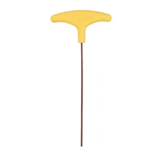 T-Handle Hex Key Wrench 2.5mm Metric Extra Long Arm Yellow T-Key Hexagon Wrench