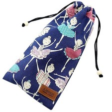 s.lemon Sacchetto per Scarpe Danza,Tela Latino Punta Ballet Borsa Blue Girl