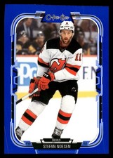 2025-26 UD OPC Blue Parallel 268 Stefan Noesen, New Jersey Devils
