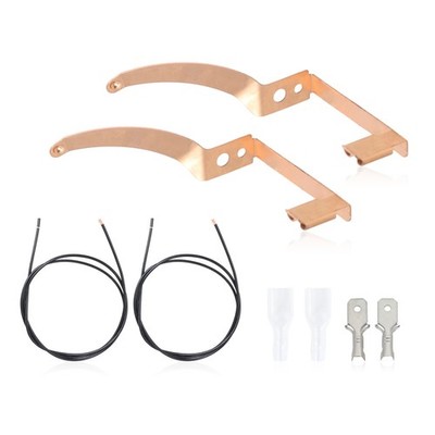 2Pcs Steering Wheel Shoe Horn Connector with Wires Terminals for Honda Civic CRX