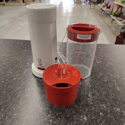 The Iced Tea Pot by Mr. Coffee Red 2 Qt Pitcher Ice Tea Maker Model TM1
