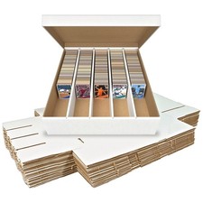 Trading Card Storage Box, 25-Pack, 5000 Count, Woodhaven