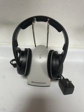 Sennheiser HDR120 Wireless Headphones w/ TR120 FM Transmitter Base, Adapter Worx