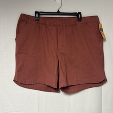 NWT Carhartt Force Women  s Size XL Orange Ripstop Work Chore Shorts Relaxed Fit