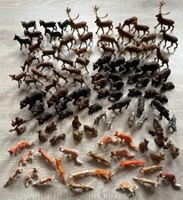 101 Stück Plaho Waldtiere DDR Figuren Hartgummi Tiere Konvolut Nr.1