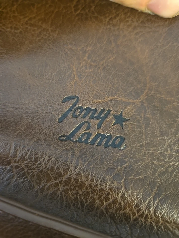 Bolso Bandolera Tony Lama Piel de Vaca Turquesa Estilo Occidental Cartera Cuero Acento Foto 4 de 4