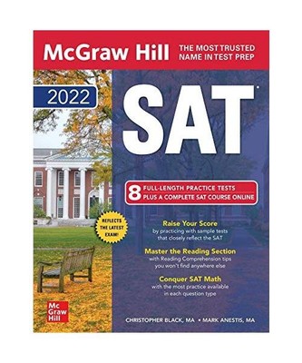 McGraw-Hill Education SAT 2022, Christopher Black, Mark Anestis