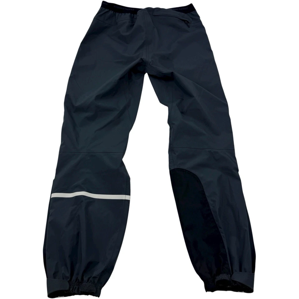 Novara Waterproof Cycling Reflective Pants Gray Elastic Waist Men's Size Small - Image 2 of 4