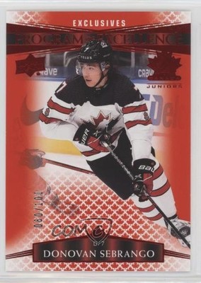 2022 Upper Deck Team Canada Juniors UD Exclusives /100 Donovan Sebrango #109 jg2