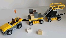 Lego Cargo Plane 7734 City Airport 100% Complete Set 463 Pieces 3 Minifigures