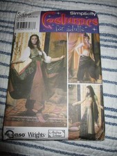 Simplicity Costume 5359 Pattern Uncut Andrea Schewe Belly Dancer Sewing Sz. 6-12