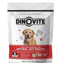 Dinovite Probiotic Supplement for Large Dogs - 30day Supply