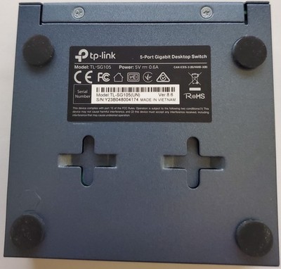 TP-LINK Technologies TP-Link (TL-SG105) 5-Port External Switch