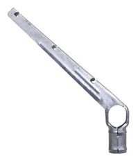 allFENZ 1-7/8 in Galvanized Steel Barbed Wire Line Arm (2-Pack)