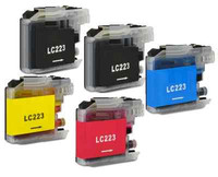5 Patronen FüR Brother LC223 DCP-J4120DW MFC-J4420DW J4620DW J4625DW J5320DW