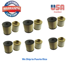 Lot of 6 FD4617 Fuel Filter Fit Ford F-250 F-350 F-450 Super Duty 6.4L