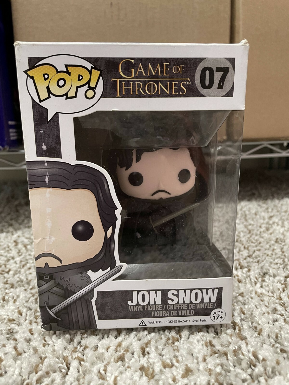 Funko Pop! Game Of Thrones Jon Snow #07 Vinyl Figure In Box