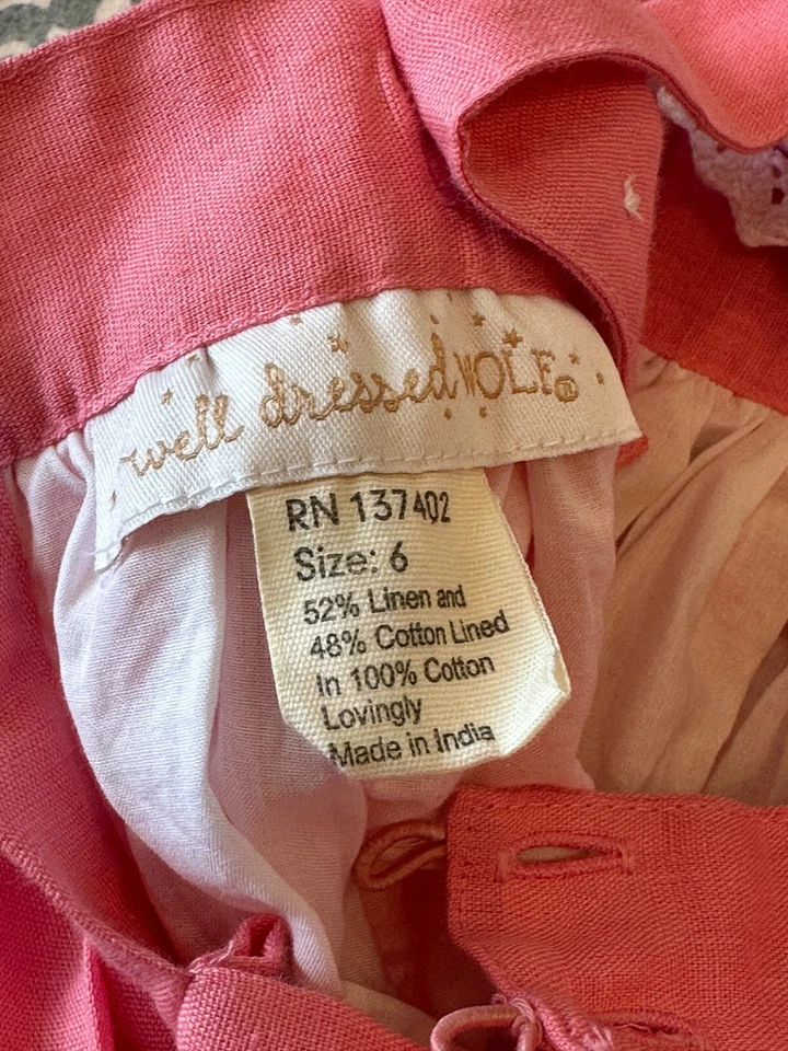 Vestido Naomi Azalea Rosa Lobo Bien Vestido Talla 6 Volantes Niveles Edición Limitada Foto 3 de 3