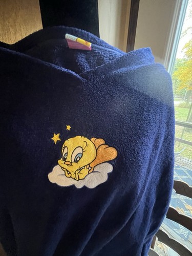 Warner Brothers Entertainment 2XL Tweety Bird Fleece Pajama Shirt Long sleeve - Picture 3 of 8