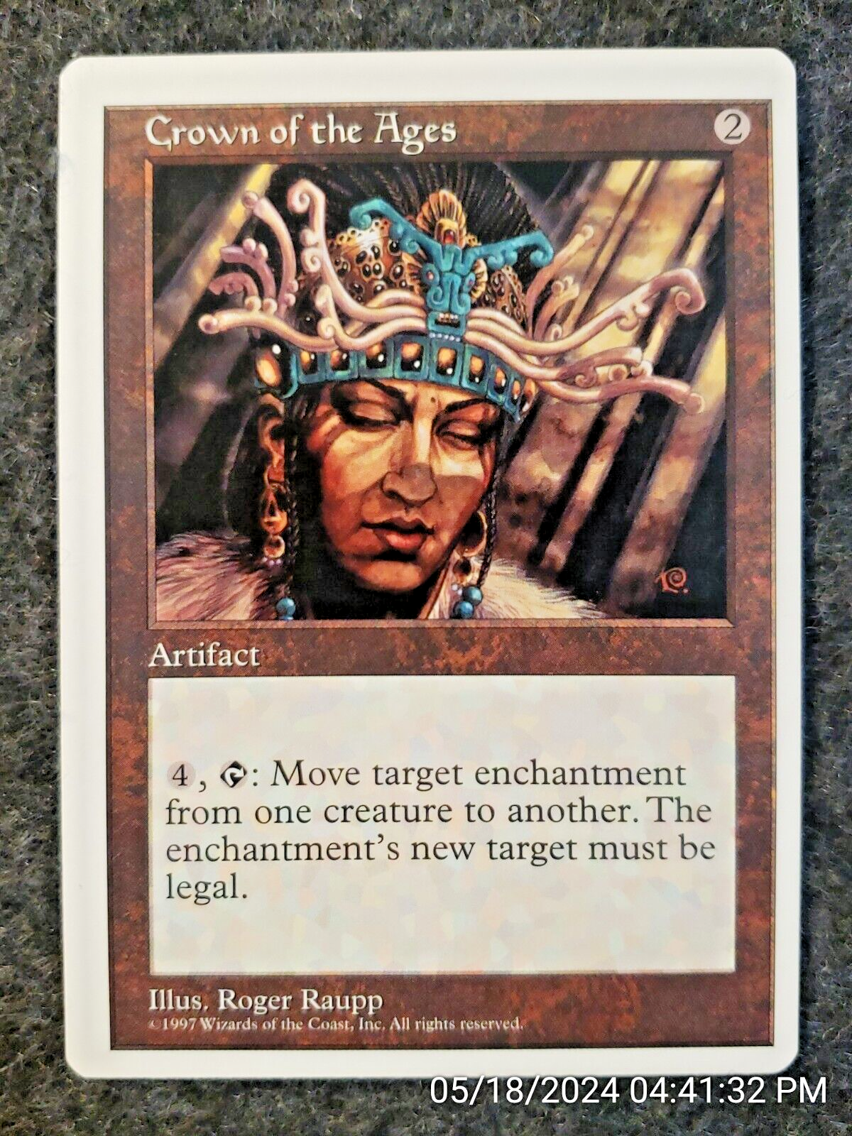 1 x Crown of the Ages - 5th - NEVER PLAYED - Magic The