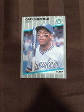 1989 FLEER # 196 GARY SHEFFIELD ROOKIE 